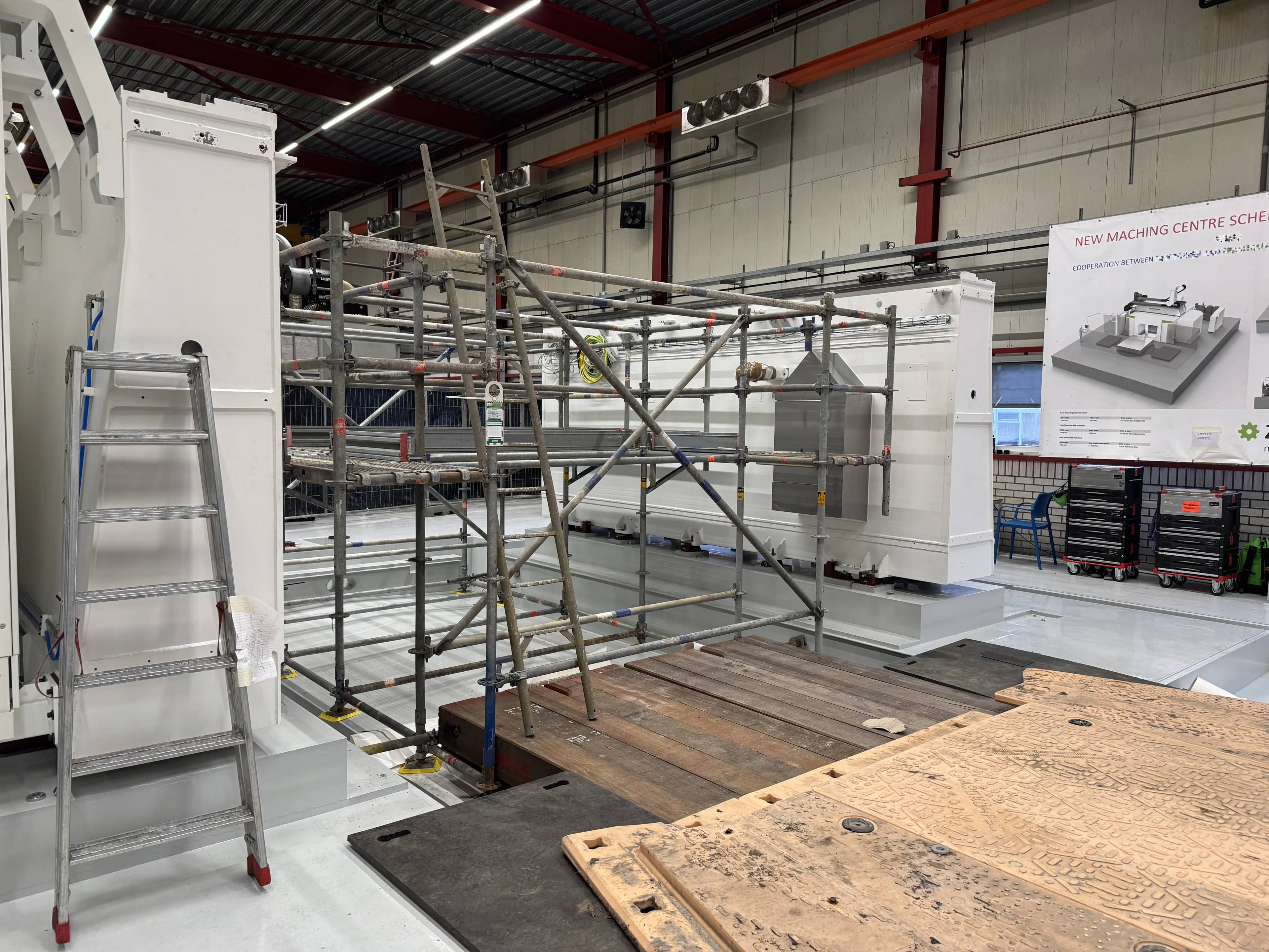 Steigerbouw portaalfreesmachine GKN Fokker